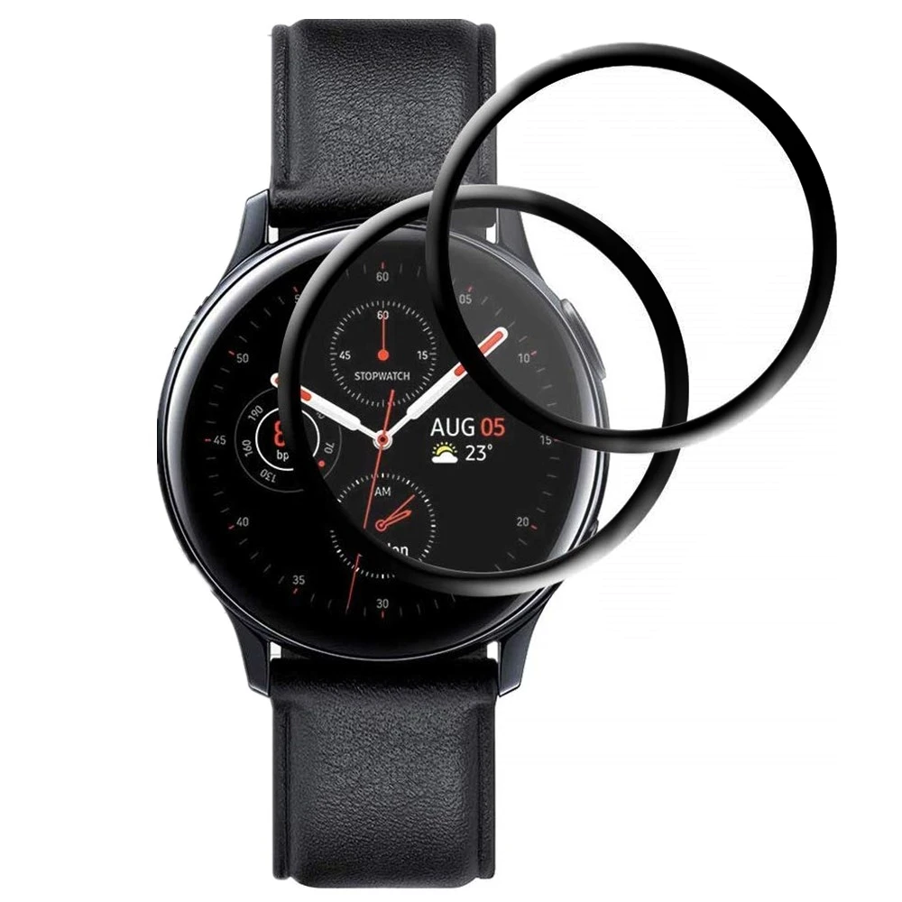 Защитная пленка из закаленного стекла для Galaxy Watch Active 2 шт. 44 мм полное покрытие
