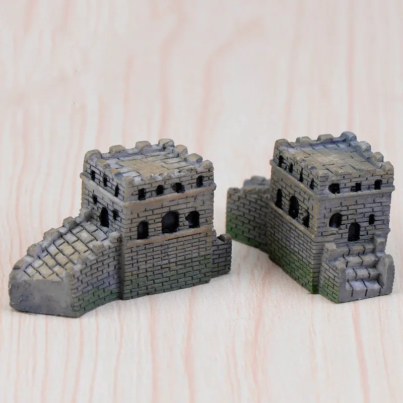 2 шт. резиновая китайская модель Великой стены игрушки Фигурка Скульптура