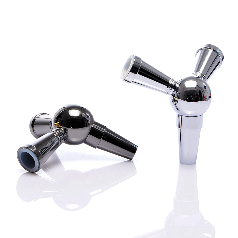 Трубка для кальяна шланг адаптер из алюминиевого сплава два в одном|Трубки и