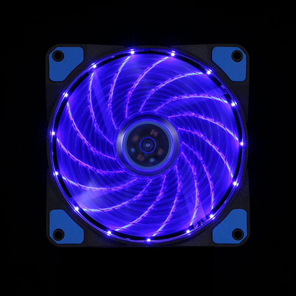 

CPU Fan PC CPU Cooler for CPU Fast Heat Dissipation Low Noise Blue Light