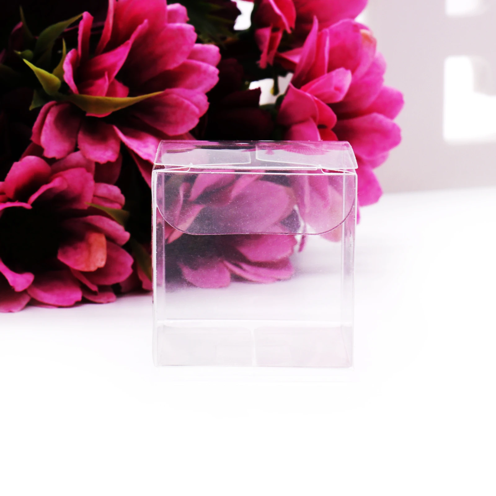Коробка конфет квадратной формы из ПВХ 10 штук Подарочная коробка для в подарок на