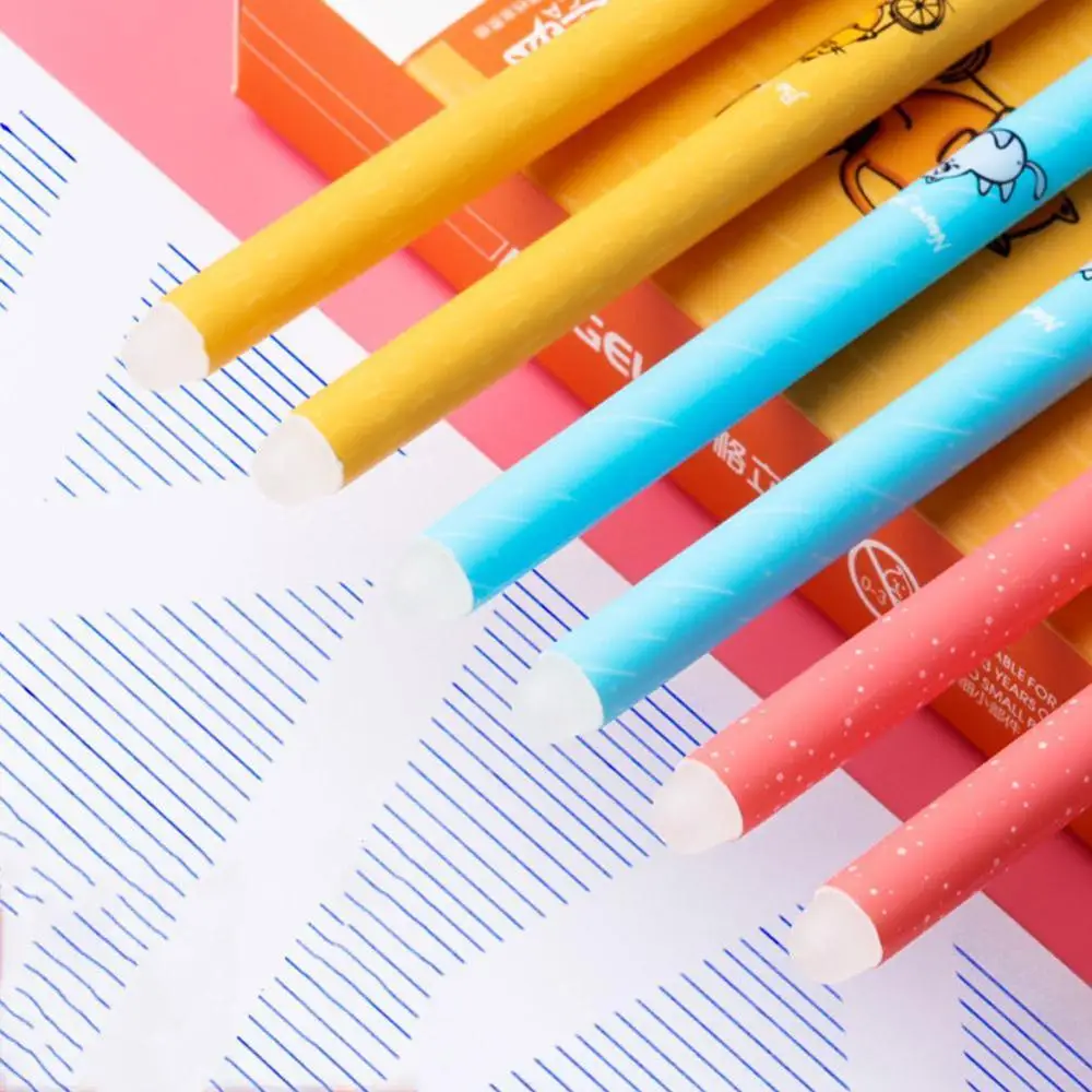 1 шт. милый кот стираемая гелевая ручка новинка моющаяся волшебная Kawaii синие