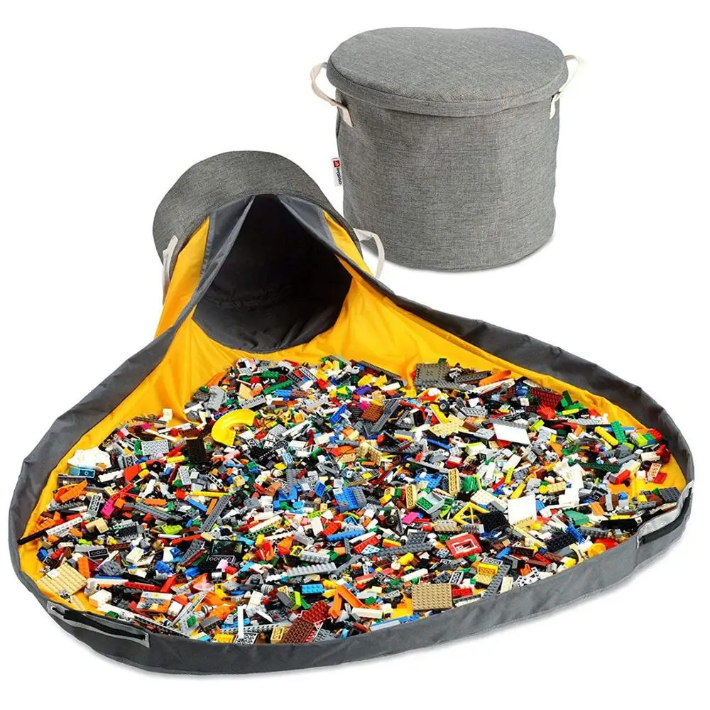 Legoinglys 4 цвета качественная корзина для хранения и игровой коврик игрушка