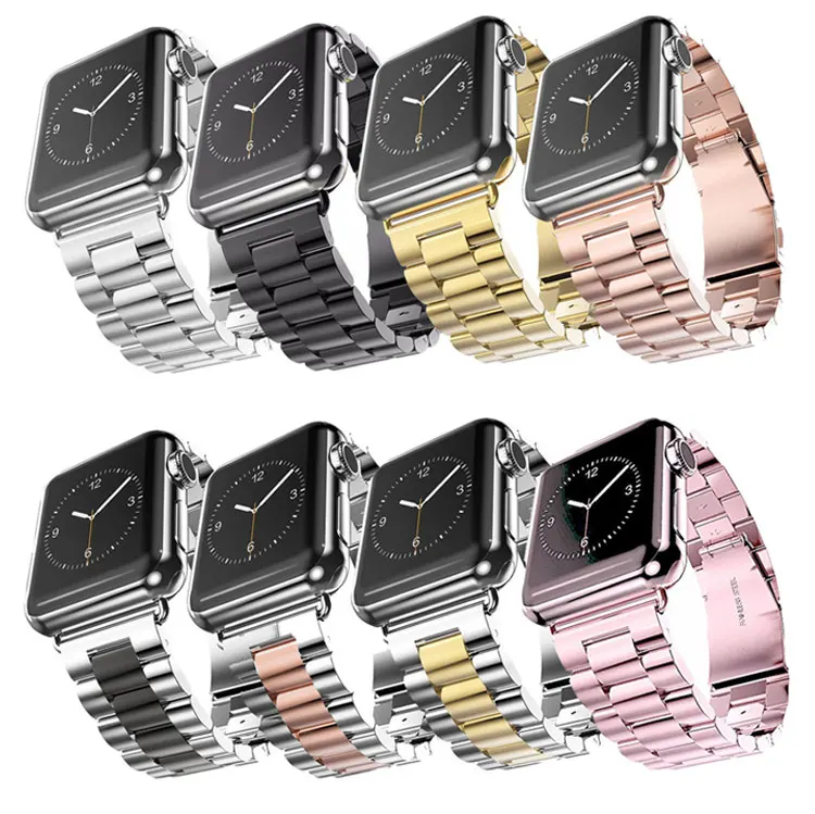 EIMO ремешок для apple watch 44 мм 40 мм iwatch 42 мм 38 мм металлический браслет из нержавеющей стали ремешок для часов apple watch 4 3 5 2 1