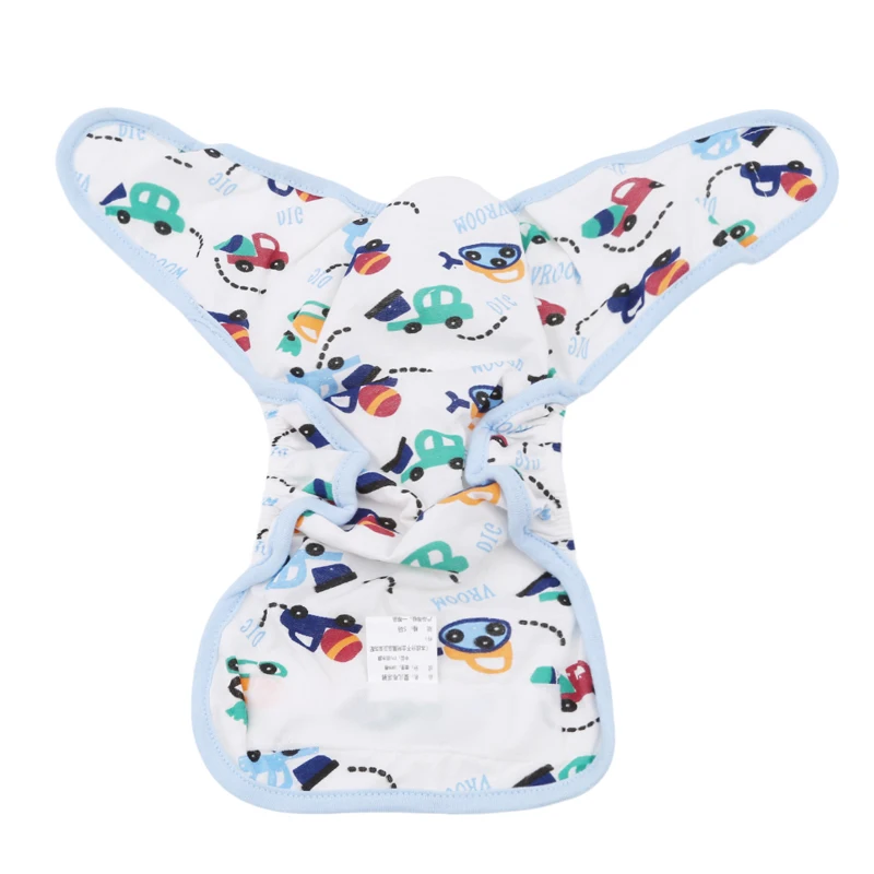 Новые Мультяшные моющиеся тканевые подгузники водонепроницаемые детские для