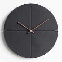 wooden wall clock nordic minimalist wooden living room personality wall clocks silent home decor