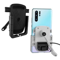 aluminum motorcycle phone holder mount mirror bracket moto bicycle phone support bike handlebar phone mount for iphone 8p xs max