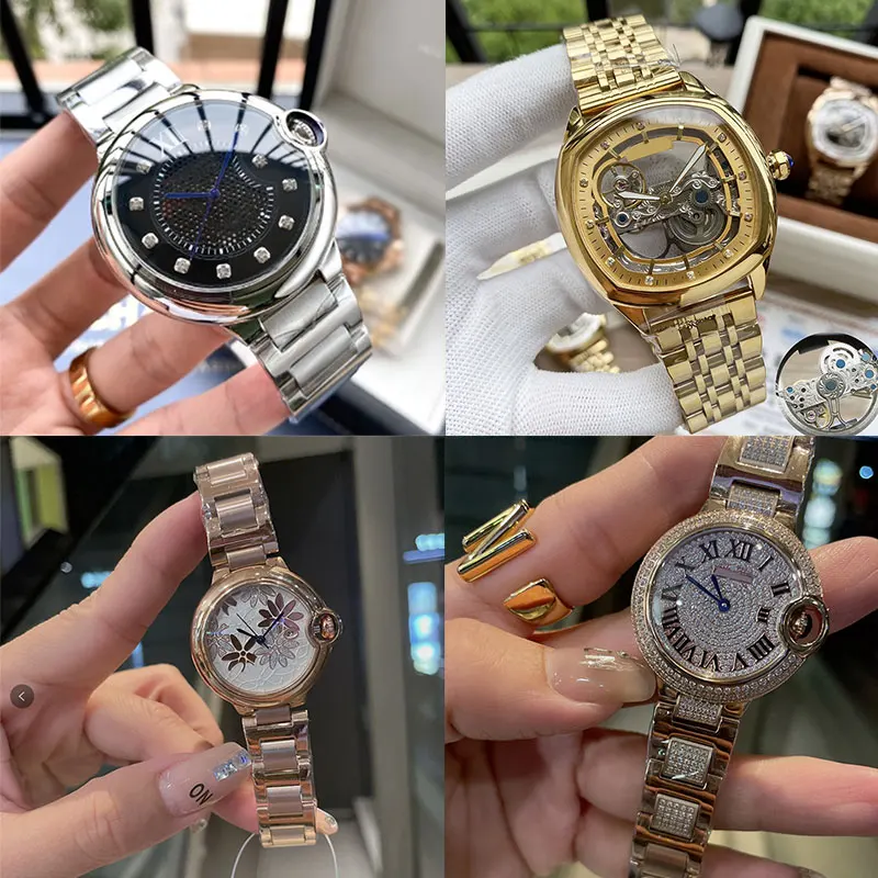 

Automatic Quartz Mechanical Waterproof Stainless Steel Luxury Brand Watches For Men And Women, Original 1:1 Free Gift Box Set