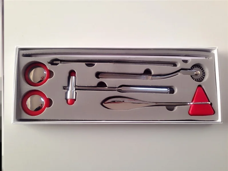 Перкуссионный молоток набор 5 в 1 медицинский неврологический массажер молота