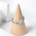 Женское кольцо со смайликом, регулируемое кольцо в стиле ретро