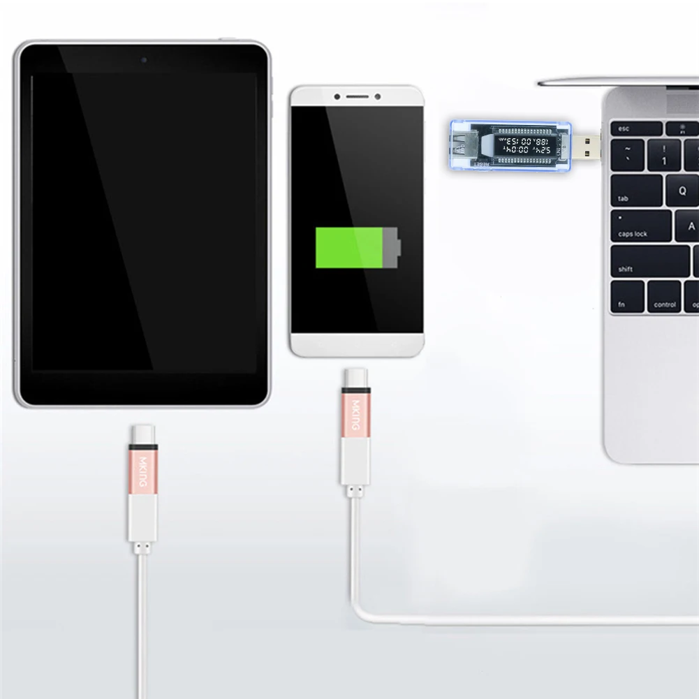 USB двойной тестер напряжения тока детектор заряда батарея Вольтметр Амперметр