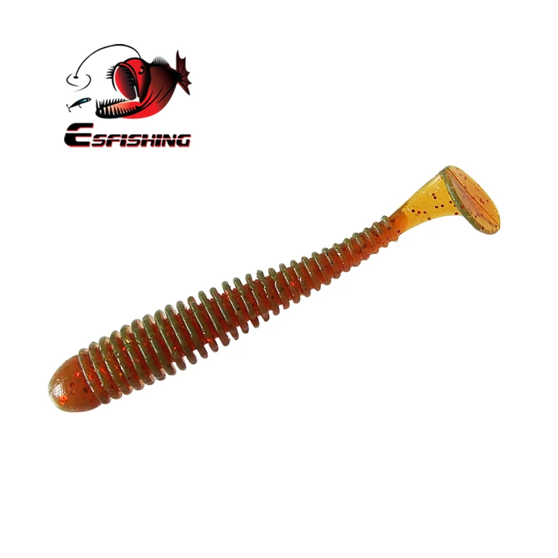 Esfishing RING SHAD 50 мм рыболовные приманки мягкие приманки приманка для форели Pesca Iscas искусственные снасти для рыбалки на карпа Спиннер приманки Flash
