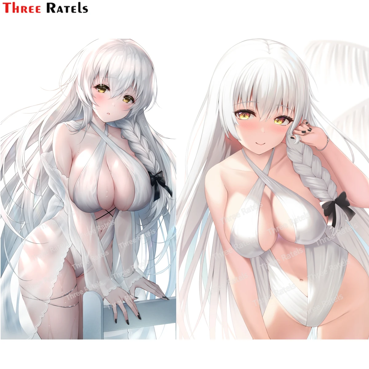 

Three Ratels G329 Kermione And Hermione Azur Lane Sexy Girl Anime Brand Stickers Individual Car Accessories