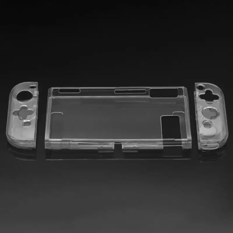 Защитный чехол рамка мягкий из ТПУ для рукоятки консоли Nintendo Switch прозрачные