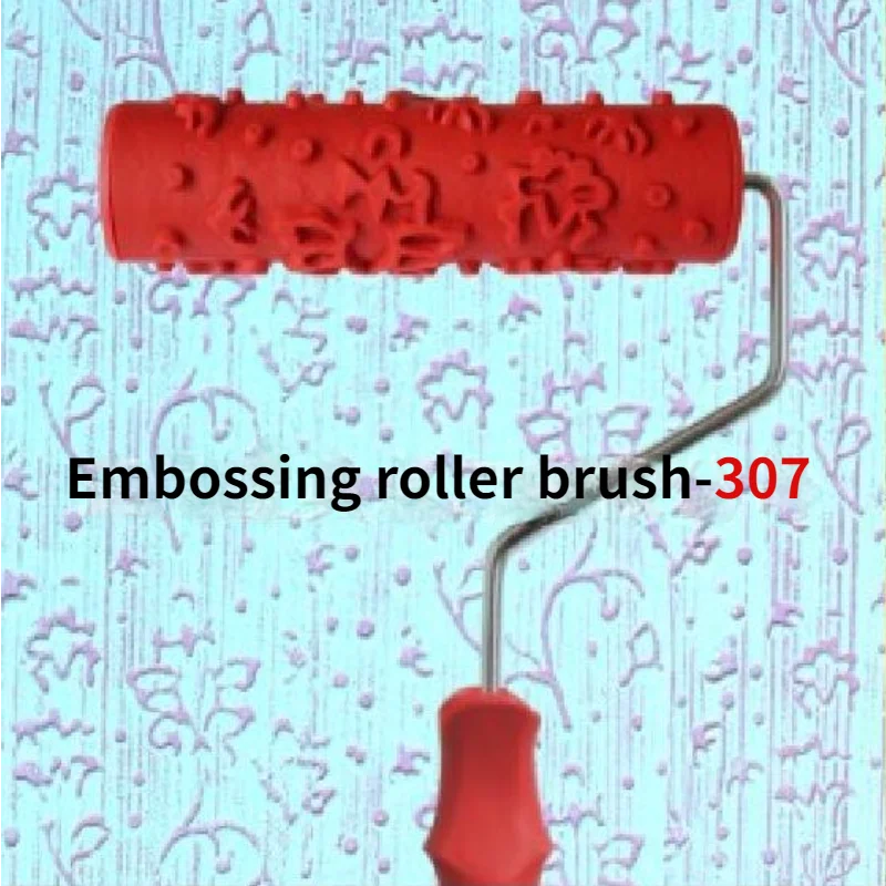 

7-inch Embossing Concave Convex Art Embossing Roller Wall Art Paint Wallpaper Paint Texture Paint Roller Box Printing Roller