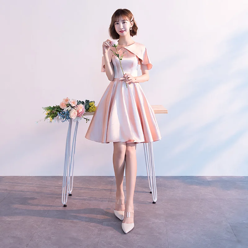 J046 платья подружки невесты vestido de fiesta boda женское платье demoiselle d honneur Ki na wesele curto
