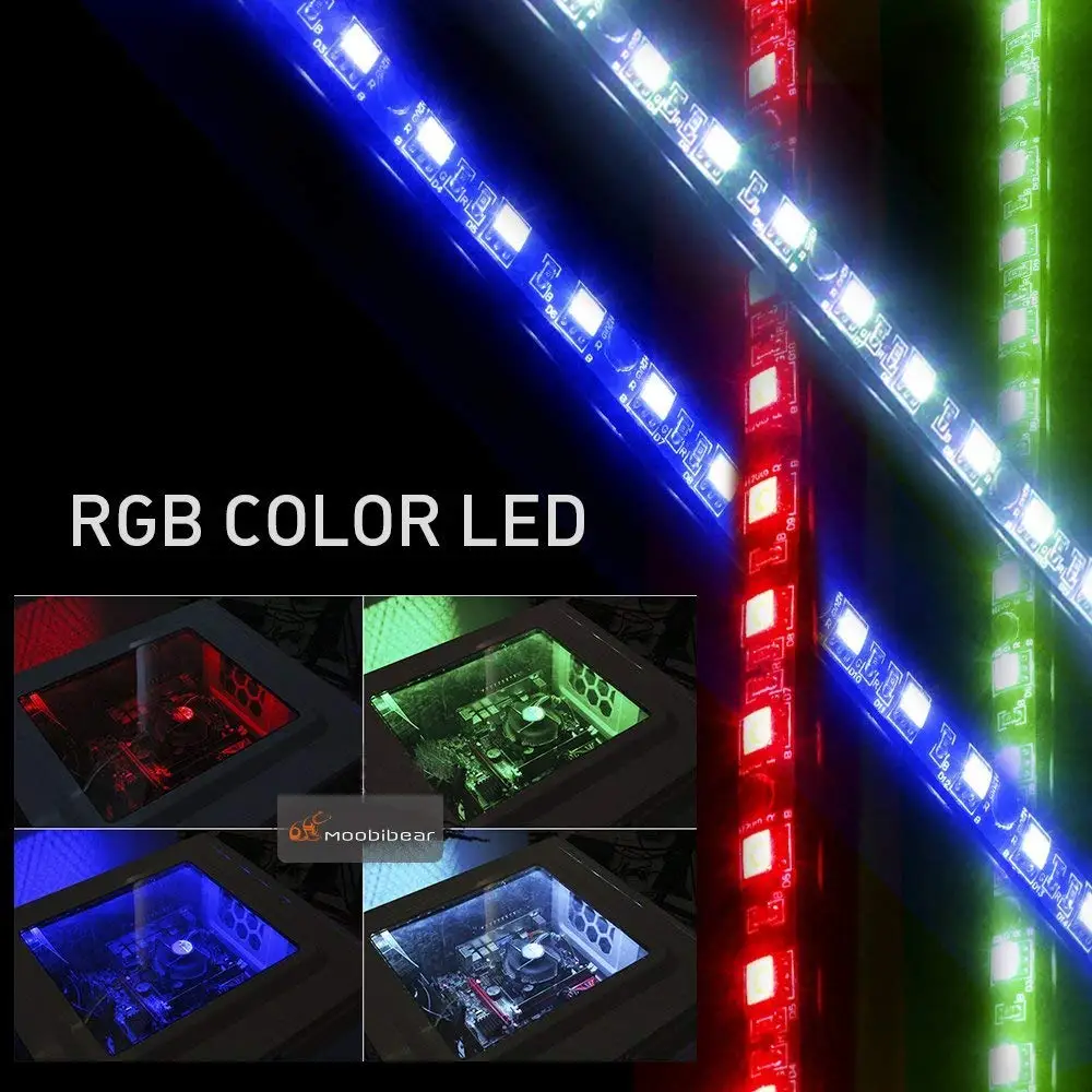 Набор Магнитных светодиодных лент для компьютера супермощный магнит tento lighting