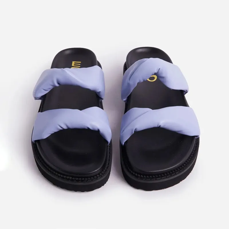 

2021 summer new style foreign trade beach flip flops women thick-soled outer wear fashion casual flip flops women slippers