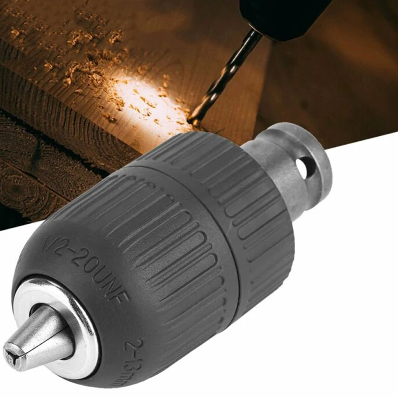 

Keyless Drill Chuck 2-13mm To 1/2" - 20UNF Thread W/ SDS Adapter Parts Set Kit Drill Chuck+ Adaptor High Quality Electric Drill