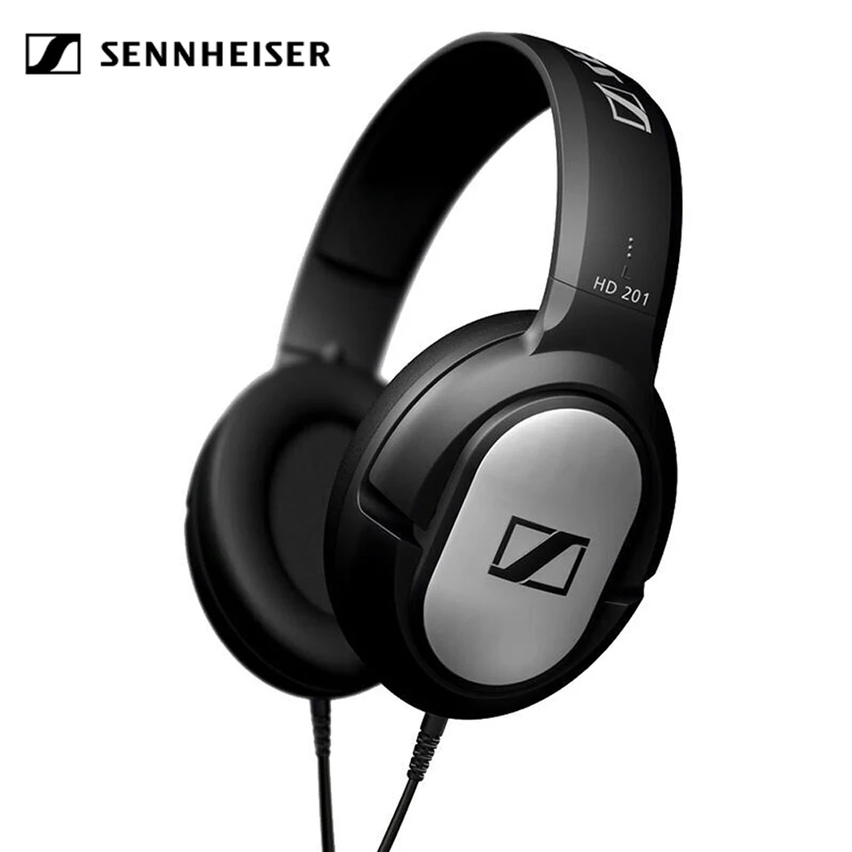 Наушники Sennheiser HD201 Проводные с шумоподавлением 3 5 мм | Электроника