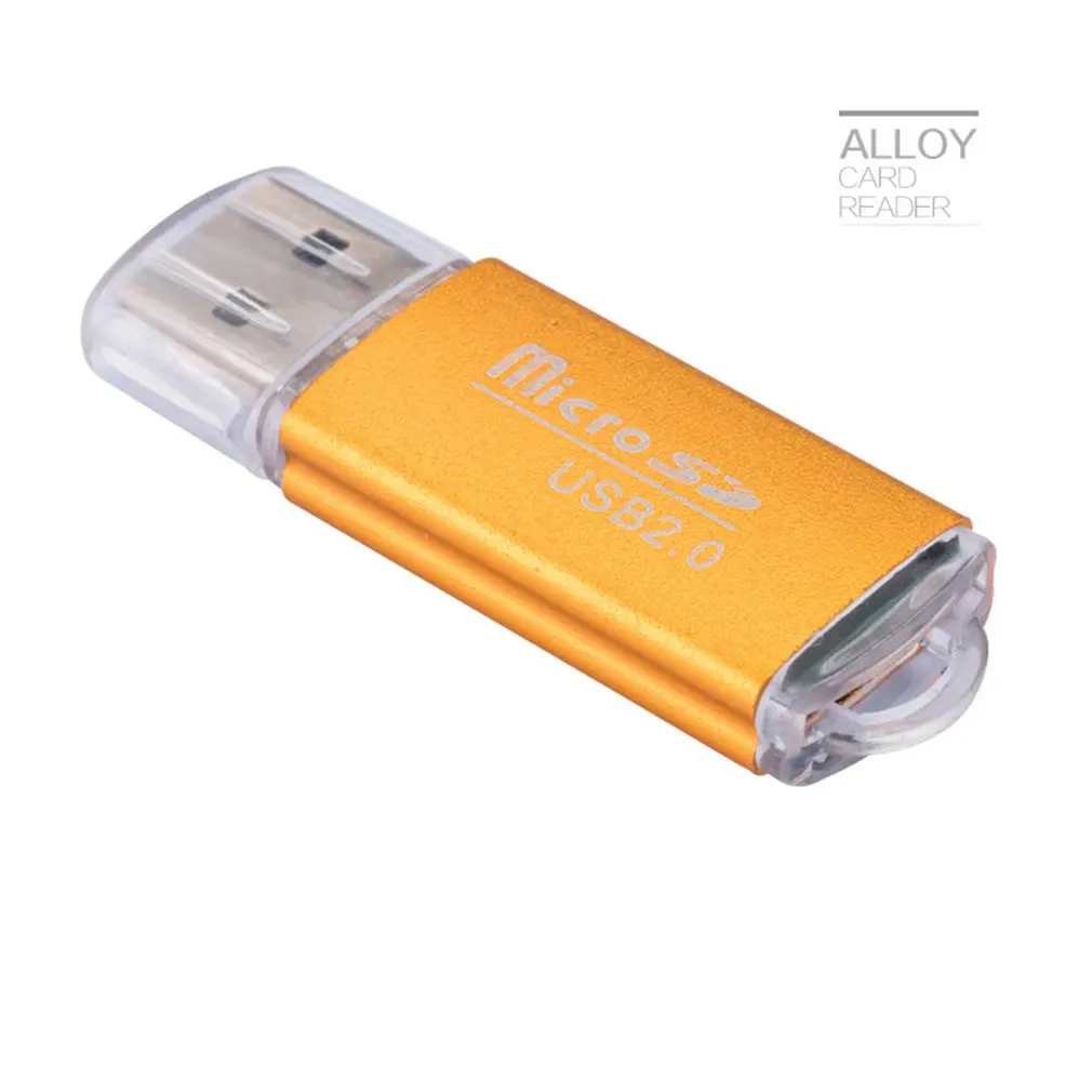 Портативная Алюминиевая карта из сплава Ридер мобильный телефон кард-ридер USB2.0