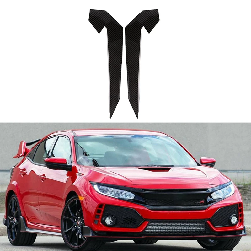 

Автомобильный передний бампер, губа, сплиттер, плавник, воздушный нож, авто комплект, автомобильный спойлер для Honda Civic 10 типа-R 2019-2021