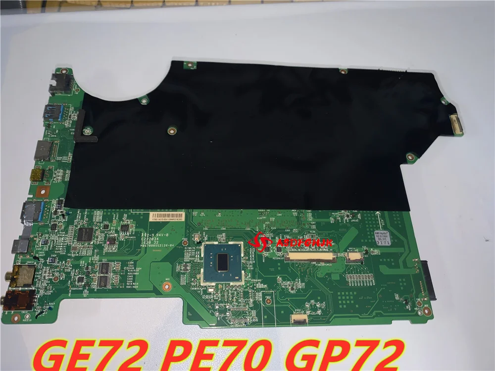 

MS-16J51 FOR MSI MS-1795 GE72 PE70 GP72 LAPTOP MOTHERBOARD WITH I5-6300HQ CPU SR2FP AND GTX965M GPU N16E-GR-A1 100% Test Work