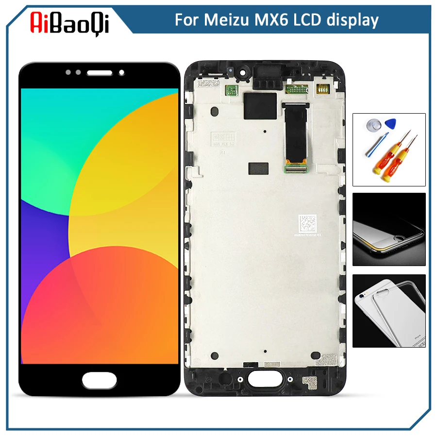 ЖК дисплей с сенсорным дигитайзером и рамкой для Meizu MX6 M685U M685C M685Q M685M 5 дюйма