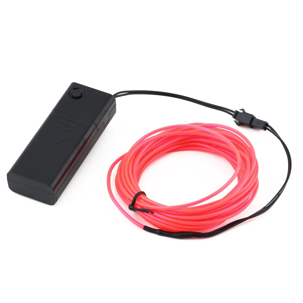 

Flexible EL Wire Neon Light 3 Meters For Dance Party Car Decor With Controller Waterproof Car Vehicle Shoes LED Light