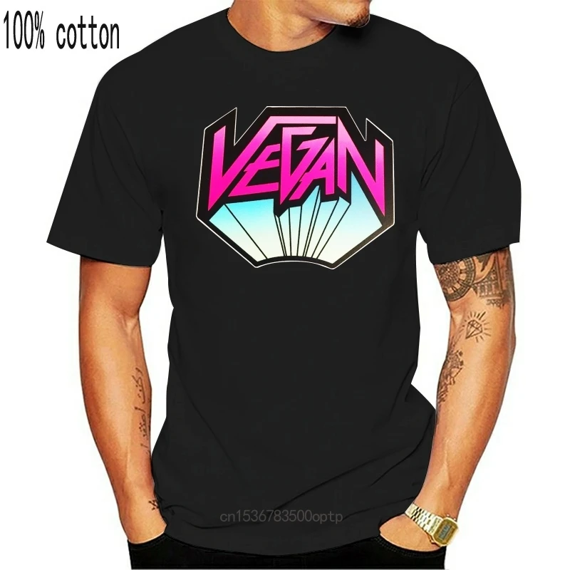

New Vegan Metal Heavy Metal 80S Go Vegan Men'S T Shirt