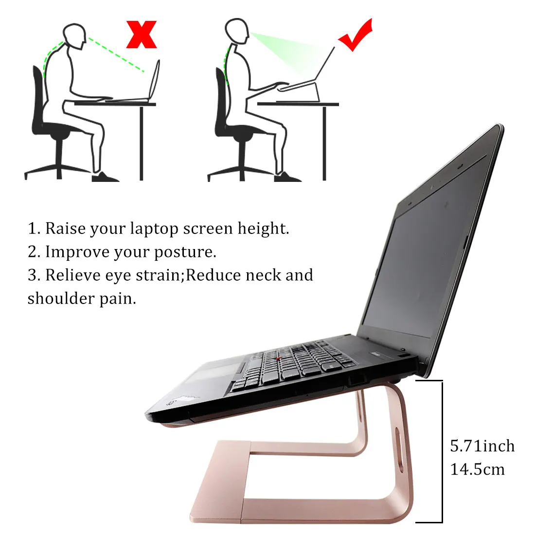 Подставка для ноутбука Портативная Алюминиевая компьютера держатель MacBook Pro Air