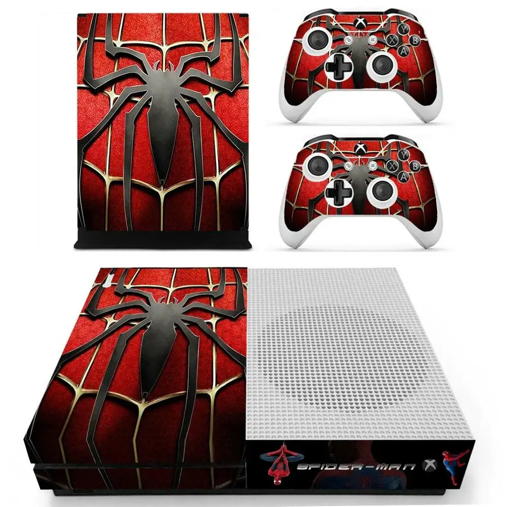 Наклейка Человек-паук s для Xbox One S кожа Виниловая наклейка крышка Pegatina one тонкая
