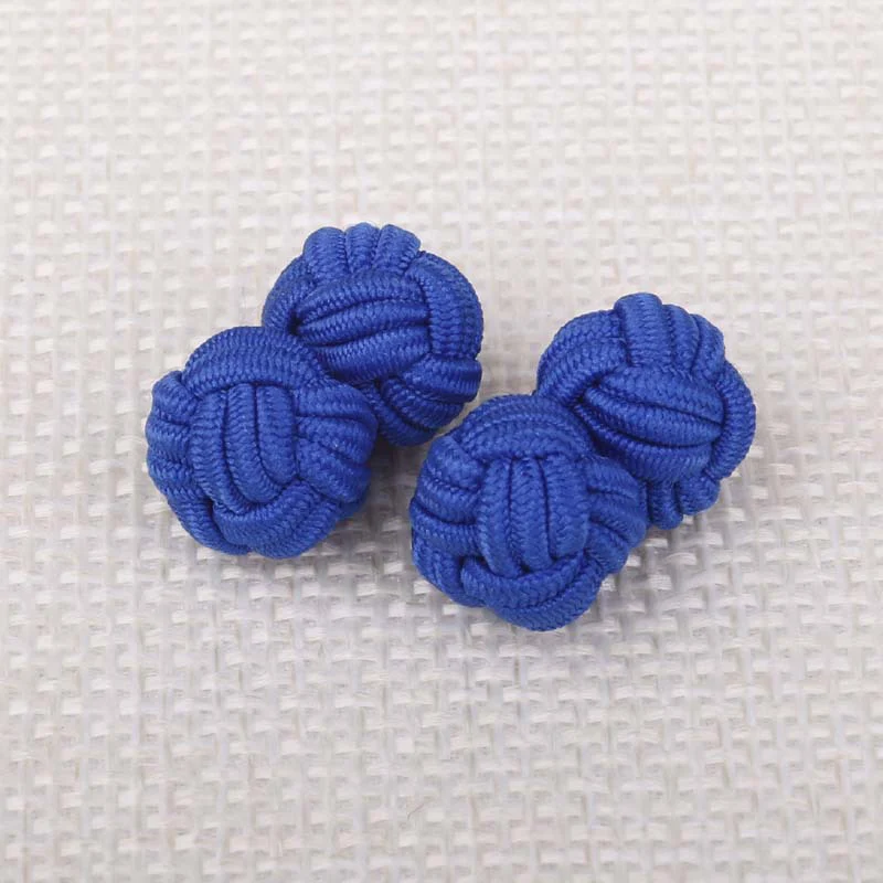 Креативные запонки с китайским узлом модные двойные веревочные для мужской