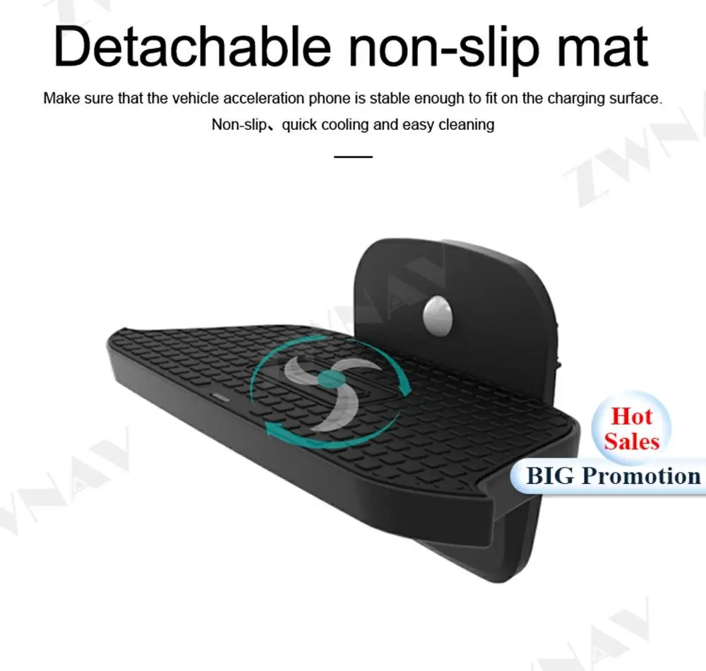 QI автомобильное беспроводное зарядное устройство быстрая зарядка для BMW MINI F55 F56