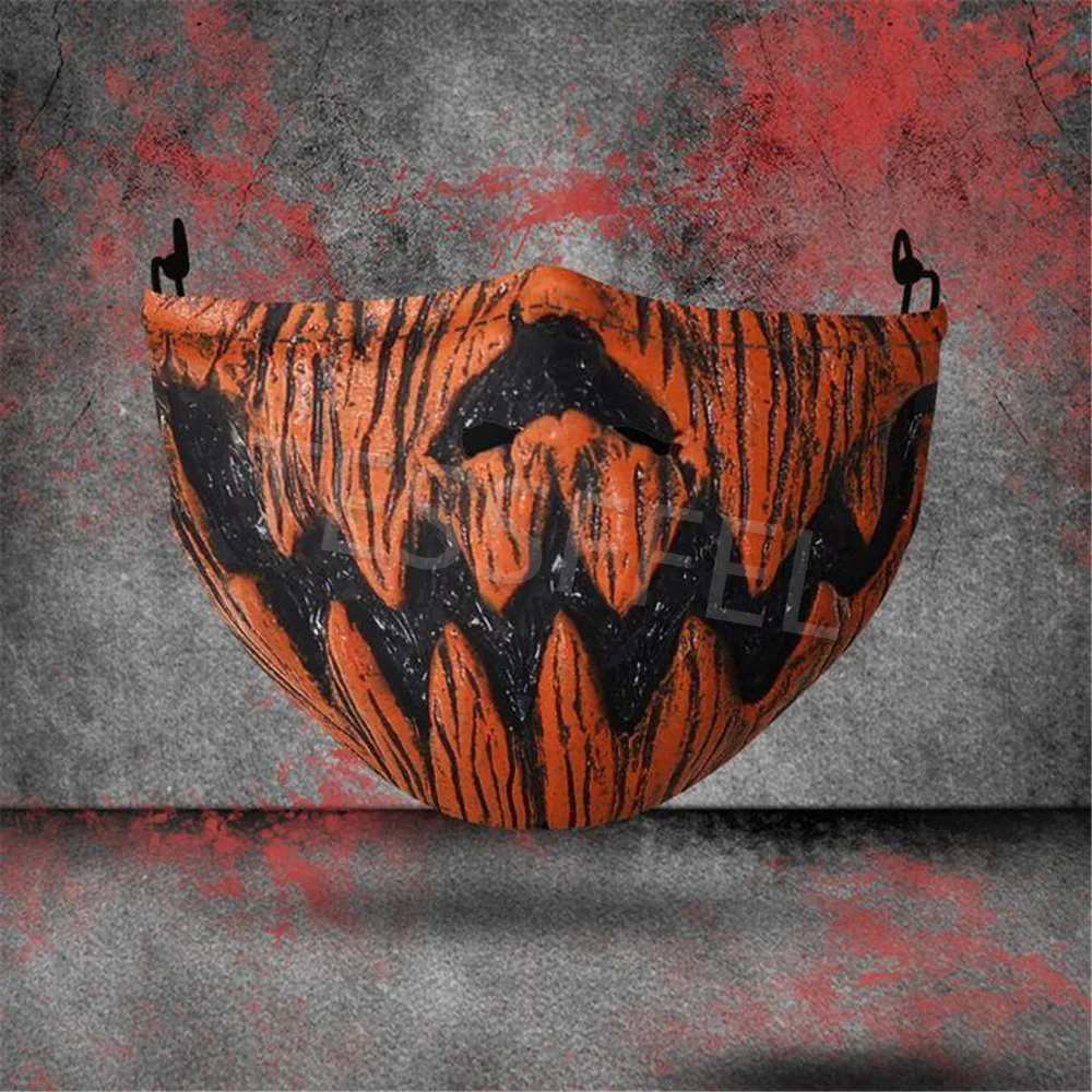Tessвам Хэллоуин триллер Ужасы фильмы ролевые маски 3D Печатные Модные