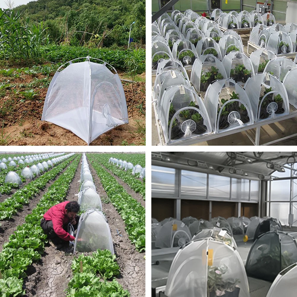 

Multifunctional Plant Insulation Tent Folding Insulation Shed White PVC Warm Garden Set For Garden Plant Greenhouse Tent