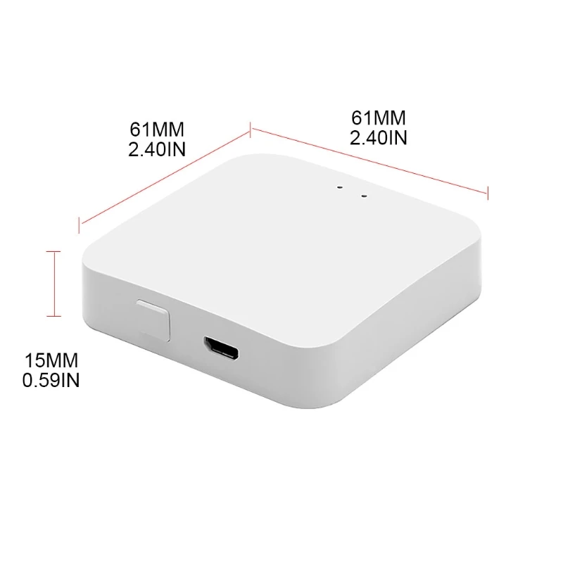 

A9LB Tuya ZigBee 3.0 Smart Hub Wireless Gateway Bridge for App Remote Control Works WiFi Gateway Wireless Smart Bridge