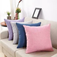 luxury 4040cm linen cushion cover pillow cover pillowcase home decorative sofa throw pillows cover for living room sofa