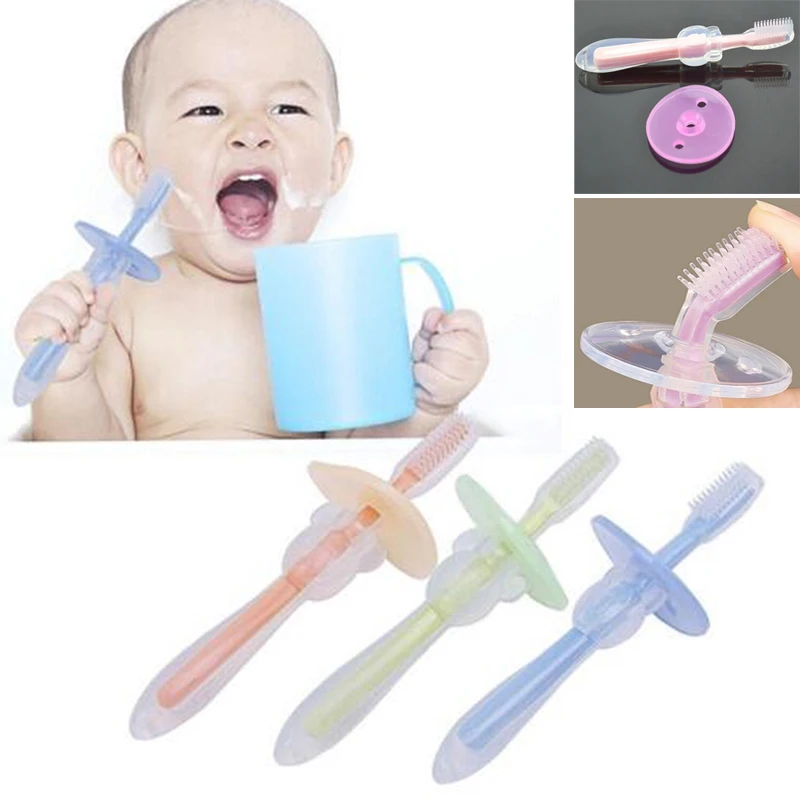 

BABY Soft Chewable Bendable Teether Training Toothbrush Brush For Infants Toldder Toothbrush Babies Care Products