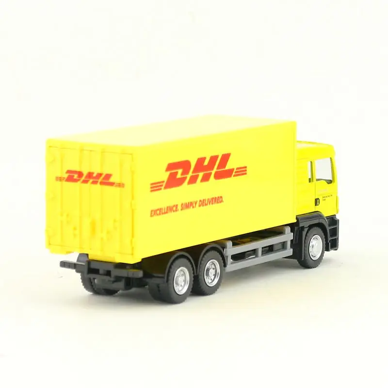 1:64 DHL Контейнер автомобиль сплав транспортные средства транспортировки играть