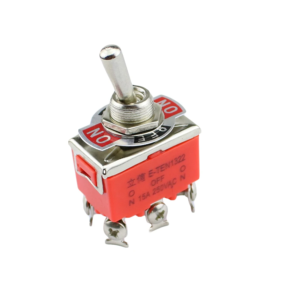 1 шт. E-TEN1322 15A/250V 6 pin Водонепроницаемый крышка ПЕРЕКЛЮЧАТЕЛЯ ВКЛ-ВЫКЛ-на