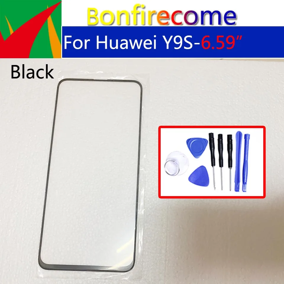 

For Huawei Y9S Y9s STK-L21 STK-L22 STK-LX3 Front Touch Screen Glass Outer Lens LCD Glass Replacement
