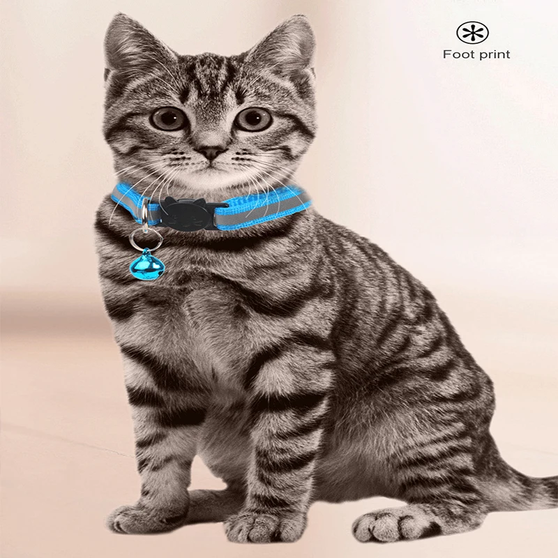 

Pet Collar Reflective Pet Bell Collar Adjustable Size Suitable For Cats And Small Dogs Pet Supplies Glow In The Dark Dropship