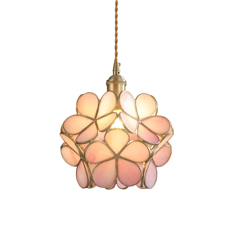 Современный декор светодиодный подвесной светильник с лепестками E27 лампы из