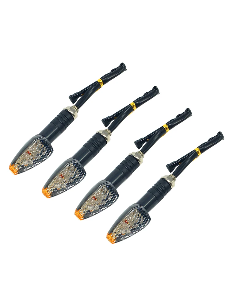 12V мотоциклов поворотник Индикаторы Янтарный светодиодный шоры светильник s