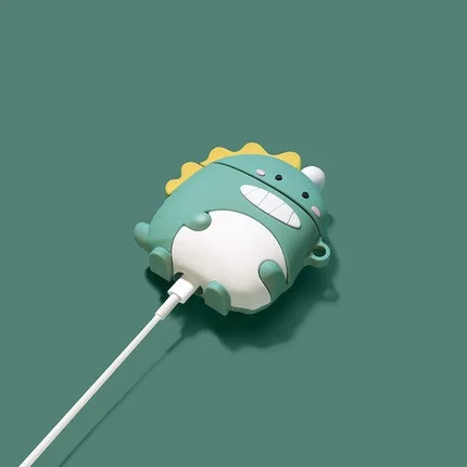 Мультяшный Чехол аниме серии Airpod с брелоком Ударопрочный силиконовый чехол