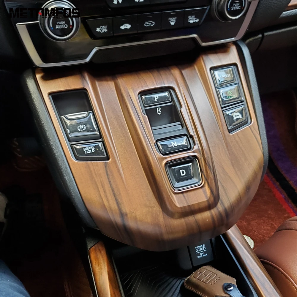 Для Honda CRV 2017 2018 2019 коробка переключения передач из углеродного волокна крышка