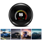 Универсальный автомобильный прибор для диагностики, OBD2, HUD-дисплей Предупреждение о превышении скорости, измерении температуры масла, воды, GPS, цифровой спидометр