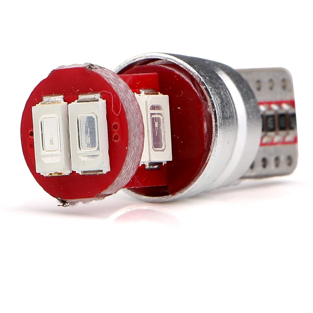 2 шт. T10 W5W 195 168 Canbus 5630 6 SMD Светодиодные Автомобильные лампы без ошибок Can-bus 12VDC