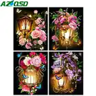 Azqsd 5d Diy Алмазная вышивка природа Алмазная Живопись цветы декор для дома картина стразы мозаика детская набор для творчества